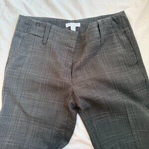 NY&Co Stretch Dress Pants – Petite 4 – Dark Gray Plaid